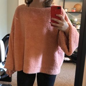 Madewell Teddy Sweatshirt Top